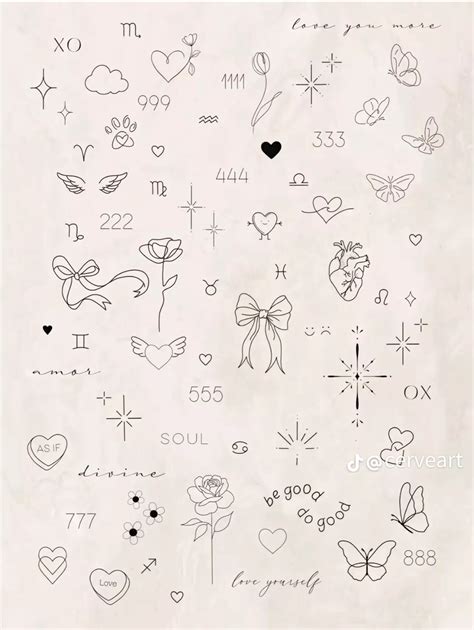Cute 2x2 Tattoos