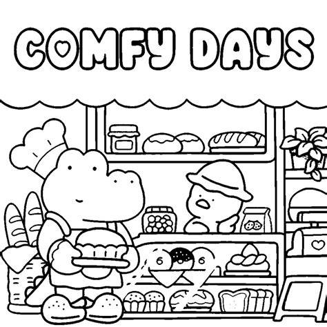 Cute And Comfy Coloring Pages