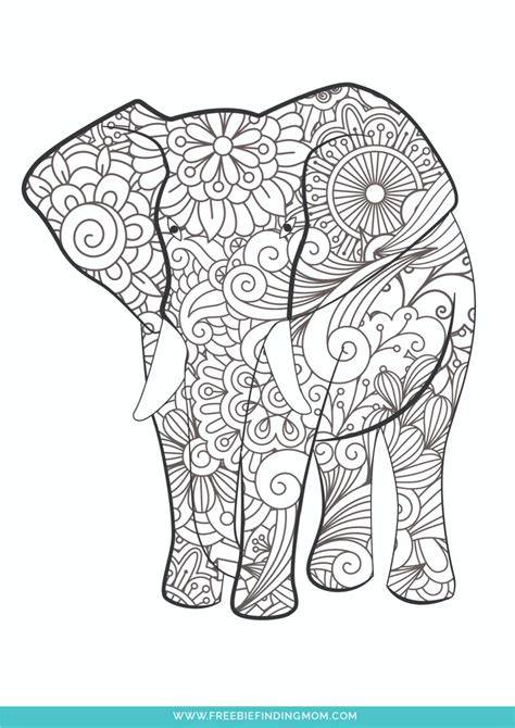 Cute Animal Coloring Pages For Adults