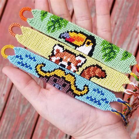 Cute Animal Friendship Bracelet Patterns