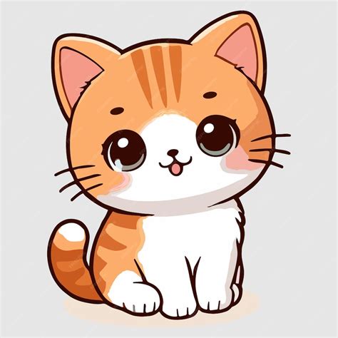 Cute Animals Cartoon Cat