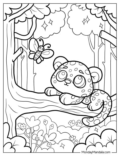 Cute Animals Coloring Pages For Girls