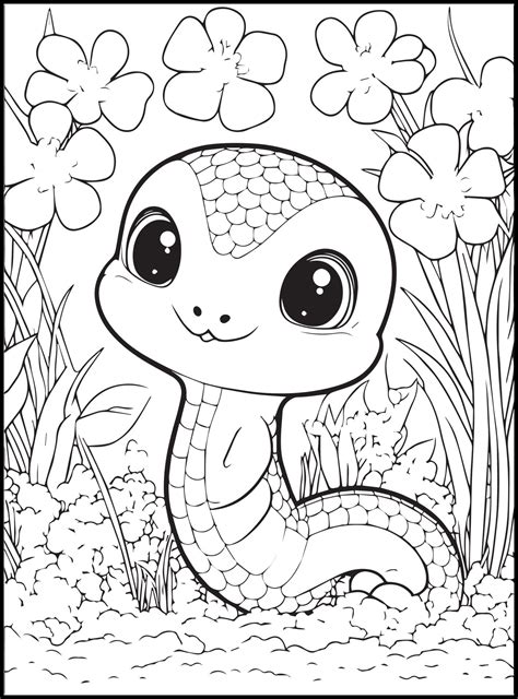 Cute Animals Coloring Pages For Kids