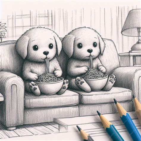 Cute Animals Sketch