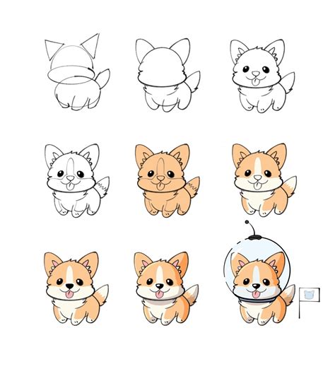 Cute Animals To Draw Dog