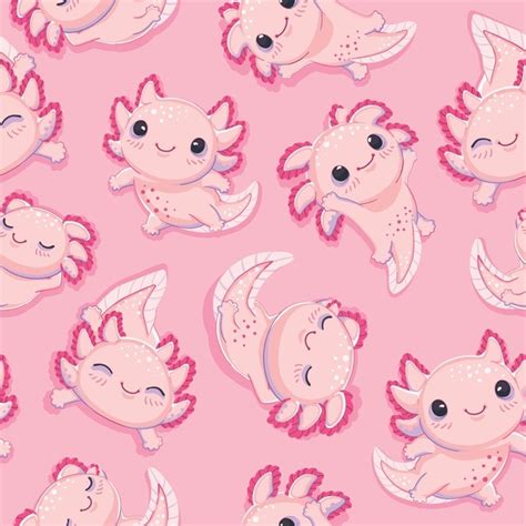 Cute Axolotl Background