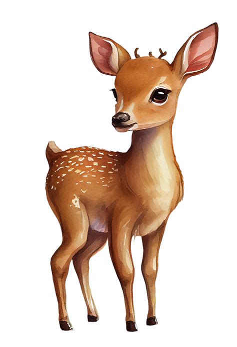 Cute Baby Deer Drawing