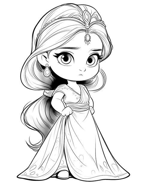 Cute Baby Disney Princess Coloring Pages