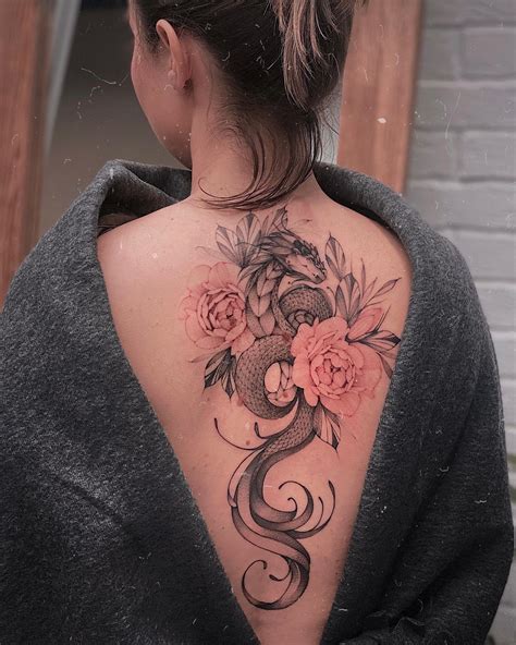 Cute Back Tattoos For Females