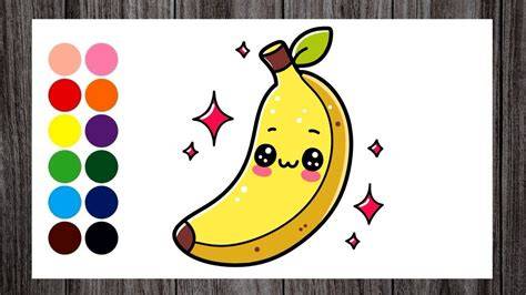 Cute Banana Drawing