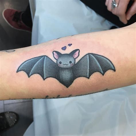 Cute Bat Tattoo