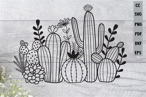 Craft Adorable Creations with Cute Cactus SVG Designs - A Desert Oasis of DIY Delight!