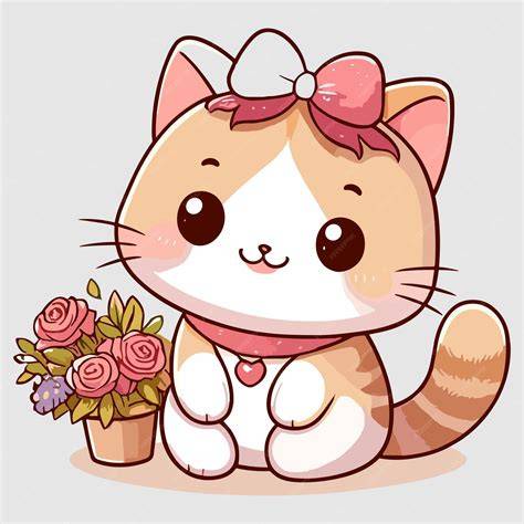 Cute Cat Cartoon Tattoos