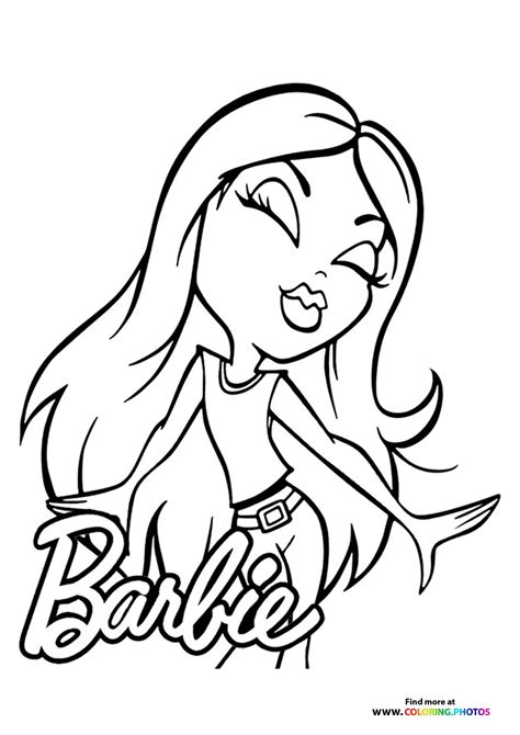 Cute Coloring Pages Barbie