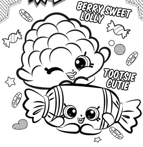 Cute Coloring Pages Shopkins