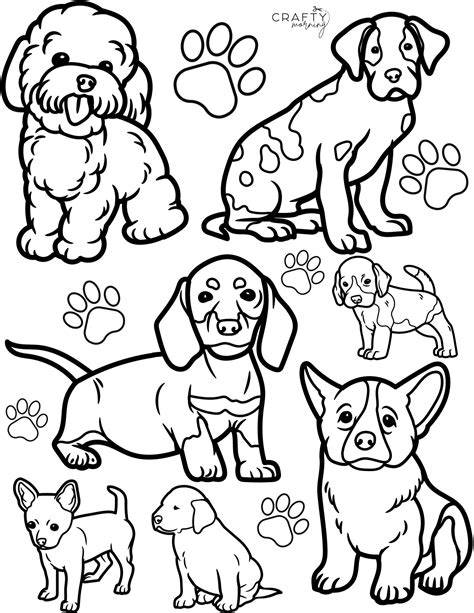 Cute Coloring Pictures Of Dogs