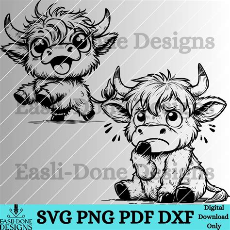 Download Cute Cow Commercial Use DXF Files