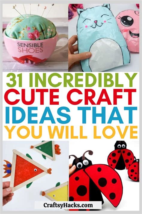 Cute Craft Ideas For Your Home