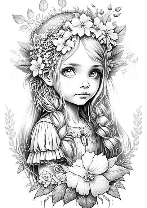 Cute Detailed Coloring Pages