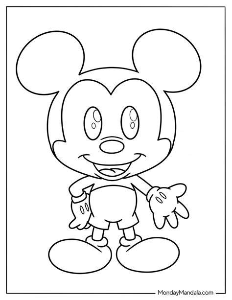 Cute Disney Coloring Pages Easy