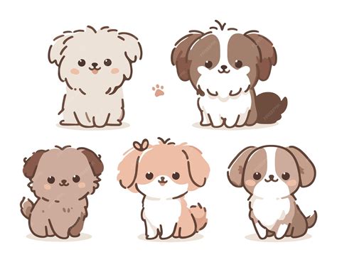 Cute Dogs Cartoon