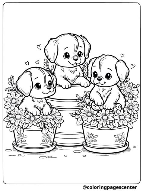 Cute Dogs To Color