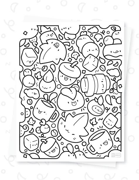 Cute Doodle Coloring Pages