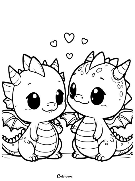 Cute Dragon Printable