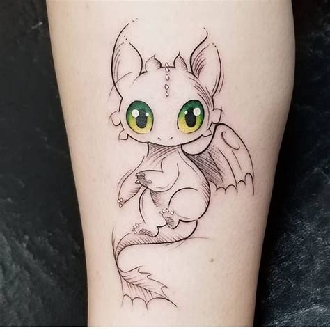 Cute Dragon Tattoo