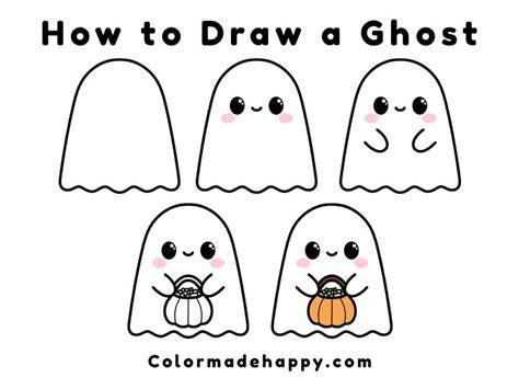 Cute Drawing Ghost