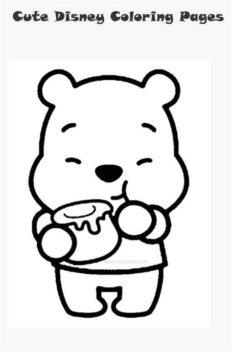Cute Easy Disney Coloring Pages