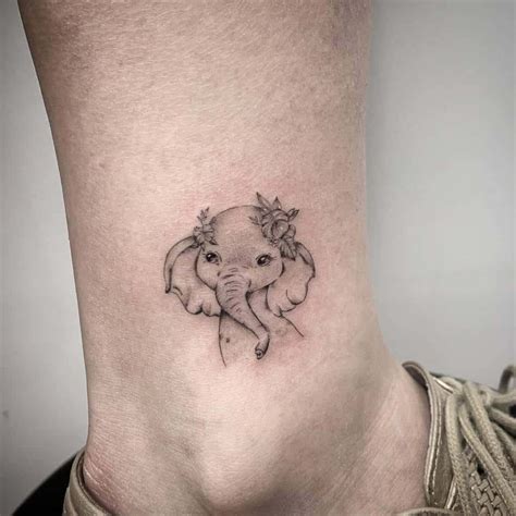 Cute Elephant Tattoo