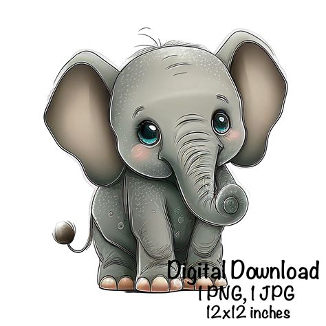 Download Cute Elephants Clipart Files