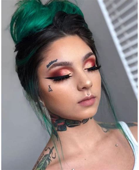 Cute Face Tattoos Girl