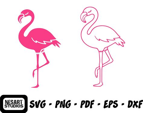 Flamazingly Cute Flamingo SVG Free Download: Create Adorable Crafts with this Delightful Design!