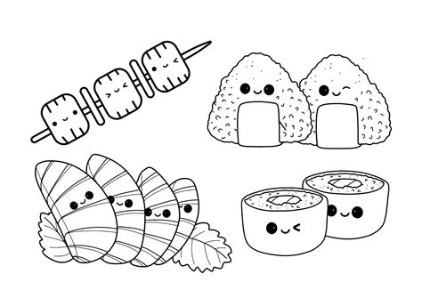 Cute Food Tegninger