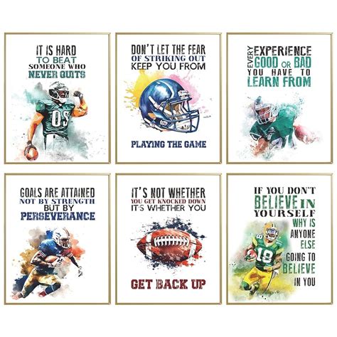 Cute Football Poster Quotes