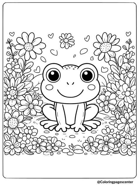Cute Frog Coloring Pages