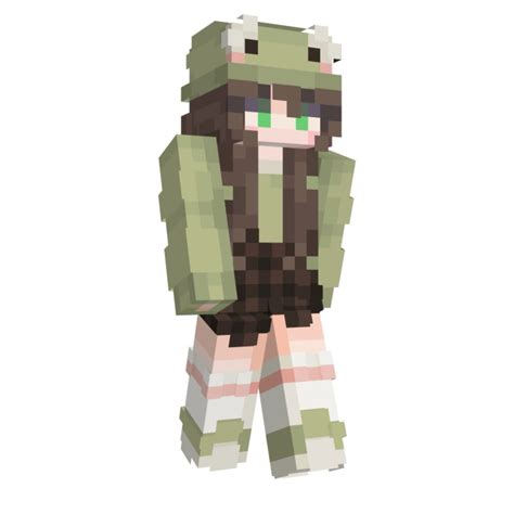 Leap into Adventure with the Adorable Cute Frog Minecraft Skin – Unleash the Fun in Your Gameplay!