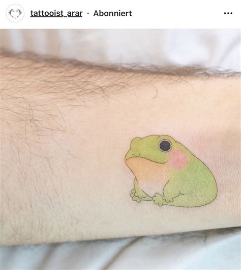 Cute Frog Tattoos