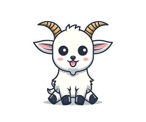 Cute Goat Illustration