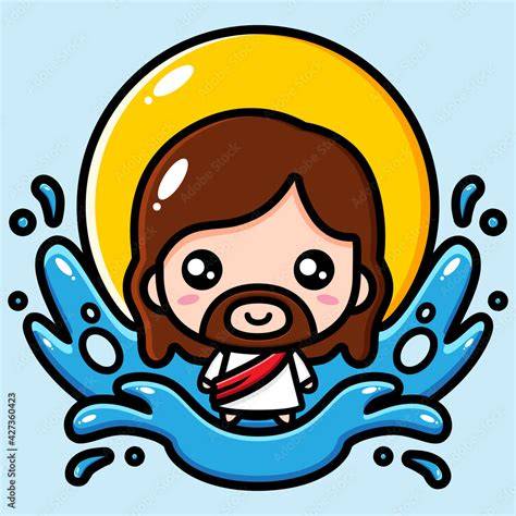 Cute God Images in Cartoon Style