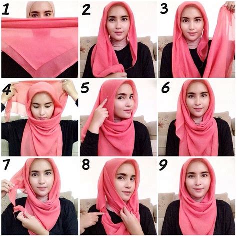 Cute Hijab Styles For Parties Step By Step