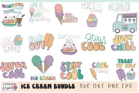 Download Cute Ice Cream Element For Cricut