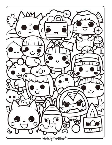 Cute Kawaii Color Pages