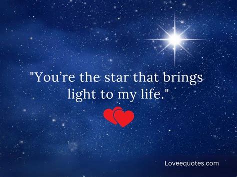 Cute Love Quotes Stars