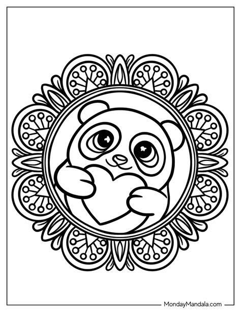 Cute Mandala Coloring Pages