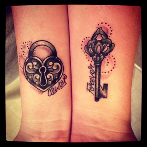 Cute Matching Tattoos For Couples On The Back