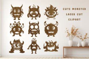 Download Cute Monster Set SVG File - SVG Design Crafts