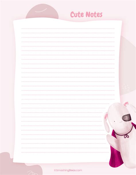 Cute Notes Template Gif